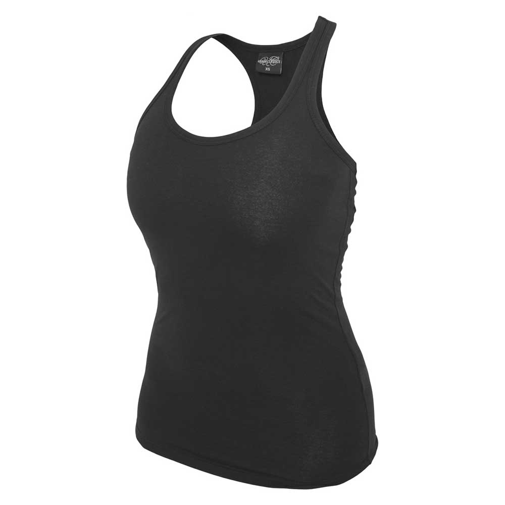 Urban Classics - Jersey Mouwloze top - L - Zwart